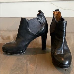 Alberto Fermani 100mm Nappa Leather Low Ankle Boot